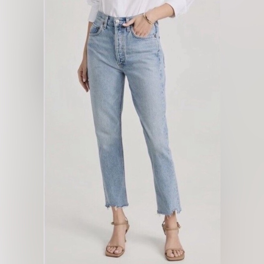 AGOLDE RILEY CROP JEANS SIZE 26 Denim